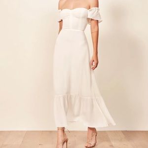 White Reformation Dress